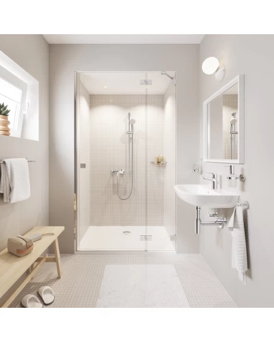 Большая угловая полочка-решетка Grohe Bau Cosmopolitan Neutral (40663001)
