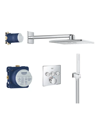 Душевая система скрытого монтажа с термостатом Grohe Grohtherm SmartControl (34804000)