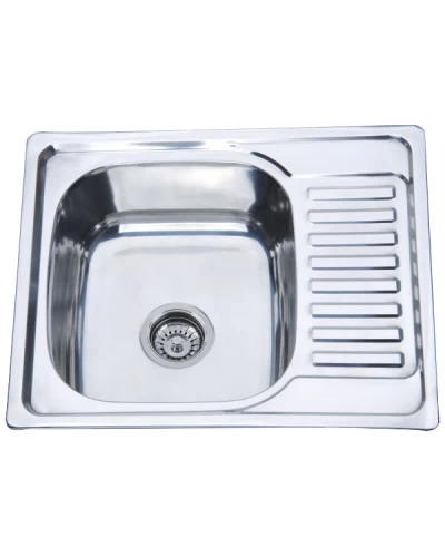 Кухонная мойка ZERIX Z5848-08-180E (SATIN) (ZS0570)