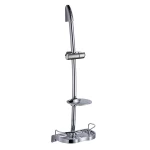 Стойка для душа ZERIX L106TP с мыльницей (без шланга и воронки) (LL1760)