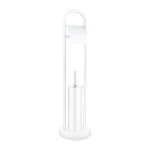 Ерш для пола с бумагодержателем ZERIX KIT ME04 White (ZX4643)