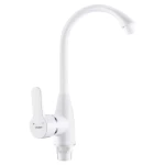 Смеситель для кухни PLAMIX Mario-011(W) White (с подводкой) (PM0609)