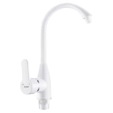 Смеситель для кухни PLAMIX Mario-011(W) White (с подводкой) (PM0609)