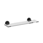 Полка ZERIX DELUX M1307A Black (40 см) (ZX4645)