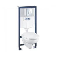 Grohe Solido Compact 39400000 установочная система с подвесным унитазом 4-в-1