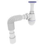 Сифон для умивальника ZERIX SU-01 1 1/4"x40 з литим випуском (ZX4947)