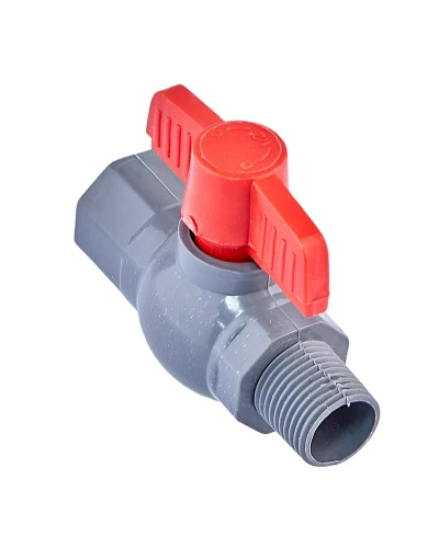 Кран шаровой Plamix PVM-1/2" FM PVC (PM0619)