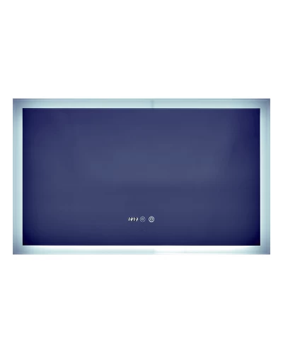 Зеркало Mixxus Flat MR04-100x60 (часы, LED-подсветка, антизапотевка) (MI6008)