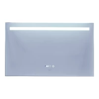 Дзеркало Mixxus Strong MR05-100x60 (годинник, LED-підсвічування, антизапотівання) (MI6009)