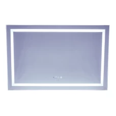 Дзеркало Mixxus Warm MR02-120x80 (годинник, LED-підсвічування, антизапотівання) (MI6001)