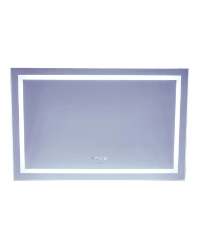 Зеркало Mixxus Warm MR02-120x80 (часы, LED-подсветка, антизапотевка) (MI6001)