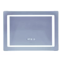 Дзеркало Mixxus Style MR03-70x50 (годинник, LED-підсвічування, антизапотівання) (MI6006)