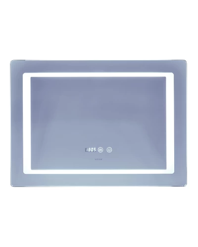 Зеркало Mixxus Style MR03-70x50 (часы, LED-подсветка, антизапотевка) (MI6006)