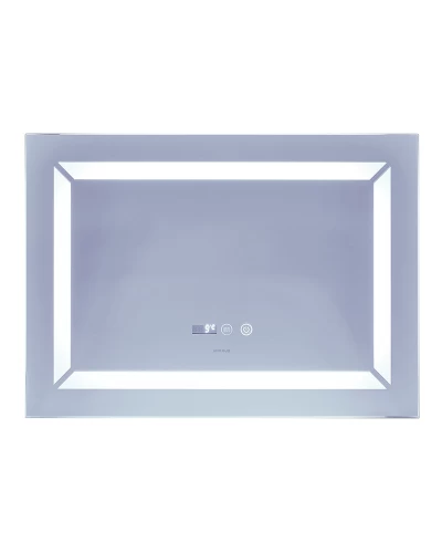Зеркало Mixxus Light MR01-70x50 (часы, LED-подсветка, антизапотевка) (MI6000)