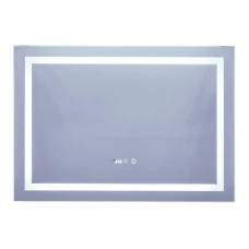 Дзеркало Mixxus Warm MR02-100x70 (годинник, LED-підсвічування, антизапотівання) (MI6002)
