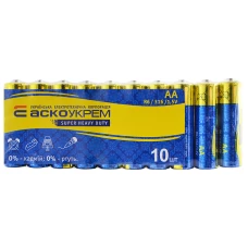 Батарейка сольова AА.R6.SP10 (shrink 10)