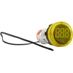 Круглый цифровой измеритель температуры ED16-22WD -25С – 150С (желтый)