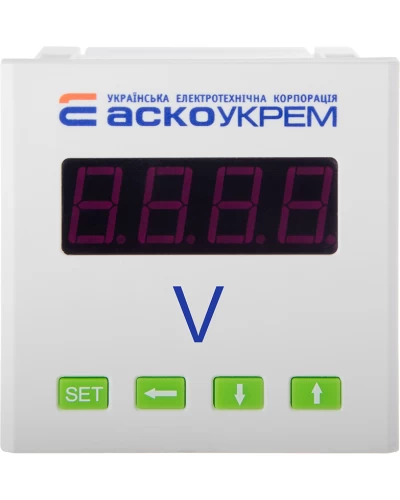 AС цифровой вольтметр 600В 72х72 модель ЦВ-7