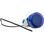 Круглый цифровой измеритель температуры ED16-22WD -25С – 150С (синий)