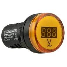 Цифровой измеритель напряжения AD22-22DVM AC 80-500В (желтый)
