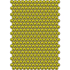 Наклейки "Знак "заземления""