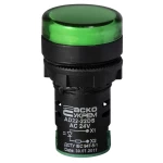 Сигнальная арматура AD22-22DS зеленая 24V АC/DC