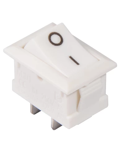 KCD1-101 White/White Переключатель 1 клав. белый