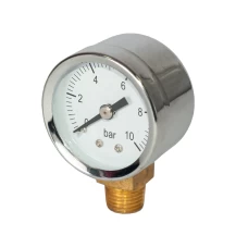 Манометр радиальный RS-k 1/4" Ø42 хром 0-4 bar