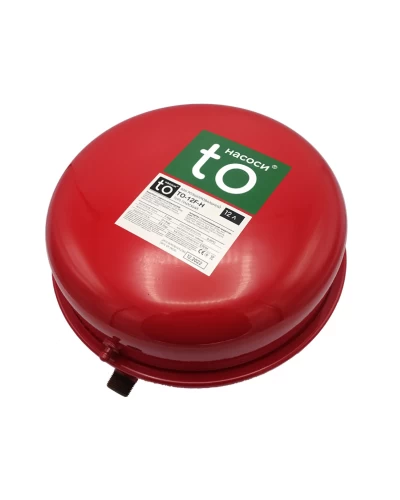 Расширительный бак плоский toНАСОСЫ 12 л 3/4" макс 3 бар EPDM мембрана