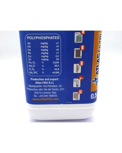 Кристаллы полифосфата ATLAS FILTRI 0.5 кг
