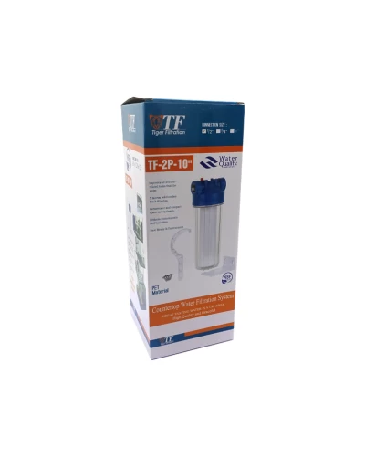 Корпус-колба Tiger Filtration 2P РЭТ 10 1" + картридж