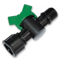 Миникран линейный резьба наружная 1/2"/резьба внутренняя 3/4". DSWZ11-1234L