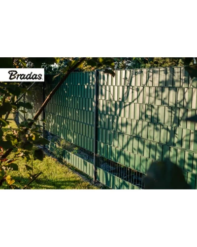 Лента для забора 19см x 35м. 450г/м². светло-серая. TOB4501935LGYL