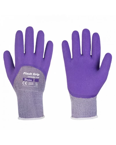 Перчатки защитные FLASH GRIP LAVENDER FULL. размер 6. RWFGLRF6