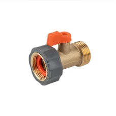 Кран запорный с внутренней и наружной резьбами 3/4", BRASS SOFT, BR-S2232