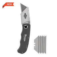 Универсальный складной металлический нож, лезвие 19мм, DIY-KN190201/B