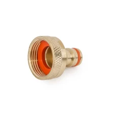 Адаптер латунный на кран с внутренней резьбой 1". BRASS. BR-2197