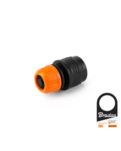 Коннектор 1/2" - STOP. BLACK LINE SOFT FULL. ECO-PWBS2146