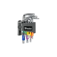 Набор ключей TORX TX 10-50 9 шт. мультиколор/короткие, DIY-HKT62-SH/B