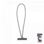 Гумка еластична із засувкою BUNGEE CORD T BAR. довжина 15 см. блістер. BCT1-0415GY-B