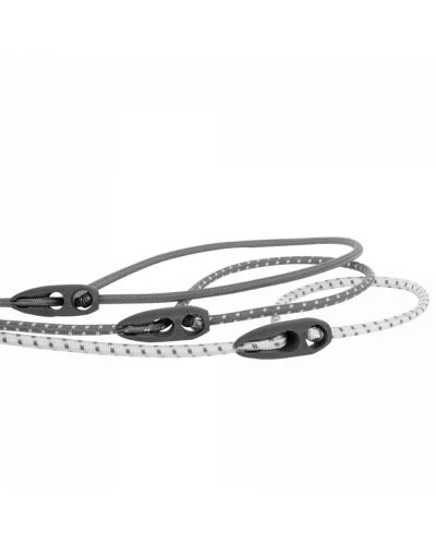 Набор эластичных резинок BUNGEE CORD REGULATED с петельным зажимом. блистер. BCR-05SET1GY-B
