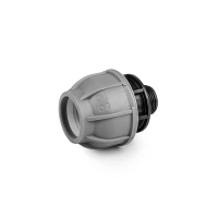 Муфта з'єднувальна для труб PE 32 мм / РЗ 3/4". PN10. DSRA10L32M34