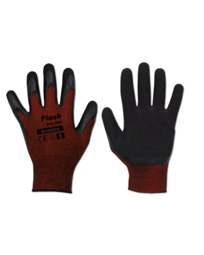 Перчатки защитные FLASH GRIP RED латекс. размер 7. RWFGRD7