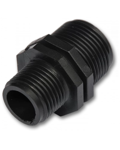 Редукционный соединитель с внешней резьбой 3/4" и 1/2". DSA-491234L