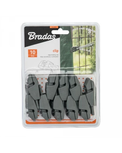 BUNGEE CORD CLIPS серые. 10шт. в блистере. BCK2-B