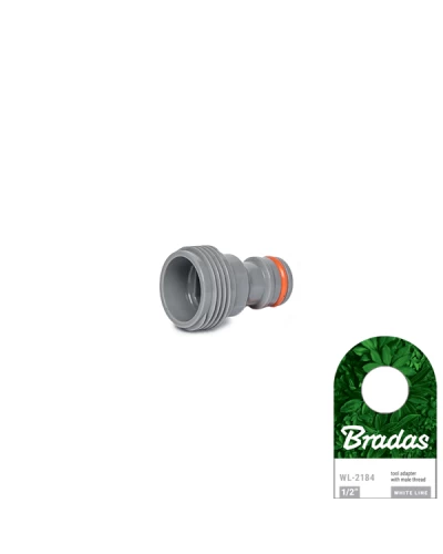 Адаптер с наружной резьбой 1/2". WHITE LINE. WL-2184