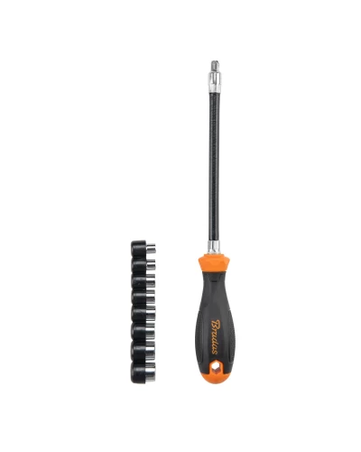 Гнучкий торцевий ключ 5-12/270мм, НАБІР, HOME & GARAGE, DIY-SW10SET-E