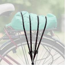 Эластичная резина для велосипедного багажника BUNGEE SPIDER HOOK черная, 60 см, BCH2-12X4060-BCRD-B