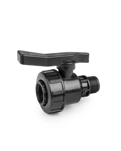 Кран для труб PE РО 3/4"/РЗ 3/4". PN10. DSRA10VF34M34