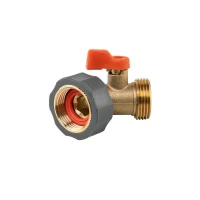 З'єднувач з краном РВ 3/4" вихід РЗ 3/4", BRASS SOFT, BR-S2232/45